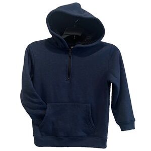 Hollywood The Jean People Boy's Soft Sherpa Fleece Pullover Hoodie, Blue/Black 7
